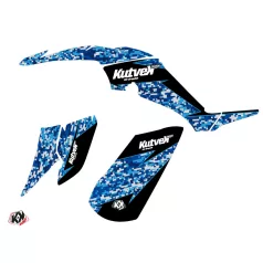  Karosszéria védő dekor matrica készlet Quad YAMAHA Predator Kék Széria