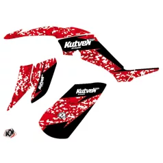   Karosszéria védő dekor matrica készlet Quad YAMAHA Predator Piros Széria