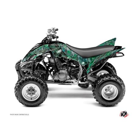 Karosszéria védő dekor matrica készlet Quad YAMAHA Camo Zöld Széria