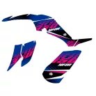 Karosszéria védő dekor matrica készlet Quad YAMAHA Flow Rose Széria