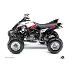 Karosszéria védő dekor matrica készlet Quad YAMAHA Stripe Piros Széria