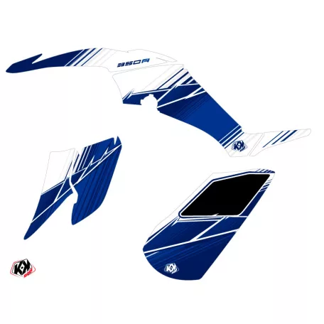 Karosszéria védő dekor matrica készlet Quad YAMAHA Stripe Kék/Nuit Széria