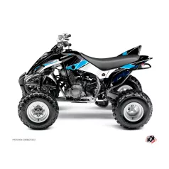   Karosszéria védő dekor matrica készlet Quad YAMAHA Stripe Fekete Széria