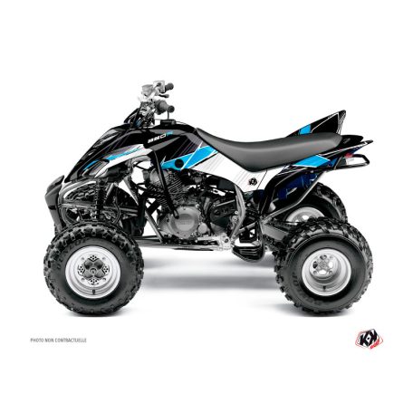 Karosszéria védő dekor matrica készlet Quad YAMAHA Stripe Fekete Széria