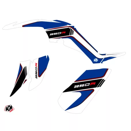 Karosszéria védő dekor matrica készlet Quad YAMAHA Corporate Kék Széria