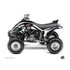 Karosszéria védő dekor matrica készlet Quad YAMAHA Corporate Fekete Széria