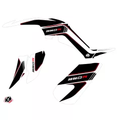   Karosszéria védő dekor matrica készlet Quad YAMAHA Corporate Fekete Széria