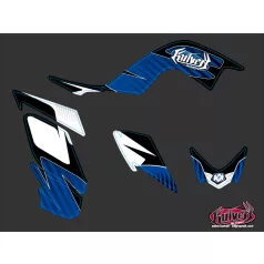   Karosszéria védő dekor matrica készlet Quad YAMAHA Factory Kék Széria
