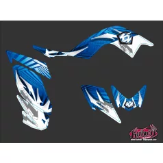   Karosszéria védő dekor matrica készlet Quad YAMAHA Graff Kék Széria