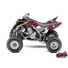 Karosszéria védő dekor matrica készlet Quad YAMAHA Demon Piros Széria