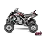Karosszéria védő dekor matrica készlet Quad YAMAHA Graff Piros Széria