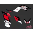 Karosszéria védő dekor matrica készlet Quad YAMAHA Factory Piros Széria