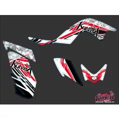   Karosszéria védő dekor matrica készlet Quad YAMAHA Spirit Piros Széria