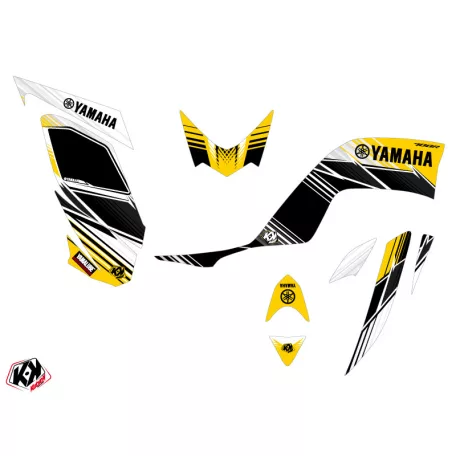 Karosszéria védő dekor matrica készlet Quad YAMAHA Stripe Széria