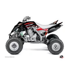   Karosszéria védő dekor matrica készlet Quad YAMAHA Eraser Piros/Fehér Széria
