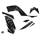 Karosszéria védő dekor matrica készlet Quad YAMAHA Zombies dark Fekete Széria
