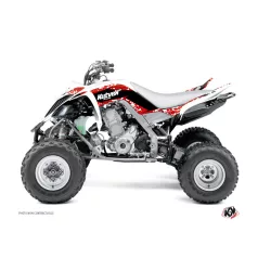   Karosszéria védő dekor matrica készlet Quad YAMAHA Predator Piros Széria
