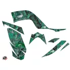 Karosszéria védő dekor matrica készlet Quad YAMAHA Camo Zöld Széria