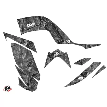Karosszéria védő dekor matrica készlet Quad YAMAHA Camo Szürke Széria
