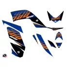Karosszéria védő dekor matrica készlet Quad YAMAHA Flow Narancs Széria