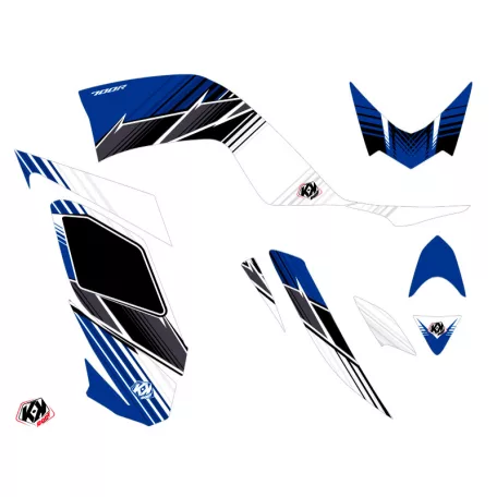 Karosszéria védő dekor matrica készlet Quad YAMAHA Stripe Kék Széria