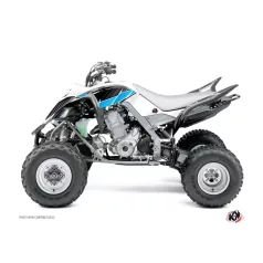   Karosszéria védő dekor matrica készlet Quad YAMAHA Stripe Fekete Széria