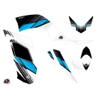 Karosszéria védő dekor matrica készlet Quad YAMAHA Stripe Fekete Széria