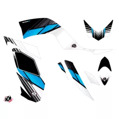   Karosszéria védő dekor matrica készlet Quad YAMAHA Stripe Fekete Széria