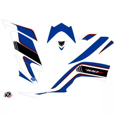 Karosszéria védő dekor matrica készlet Quad YAMAHA Corporate Kék Széria