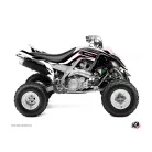 Karosszéria védő dekor matrica készlet Quad YAMAHA Corporate Fekete Széria