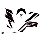 Karosszéria védő dekor matrica készlet Quad YAMAHA Corporate Fekete Széria