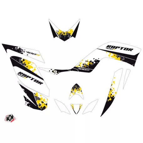 Karosszéria védő dekor matrica készlet Quad YAMAHA Hangtown 60th anniversary Sárga 60th Széria