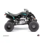 Karosszéria védő dekor matrica készlet Quad YAMAHA Kaiman Fekete/Turquoise Széria