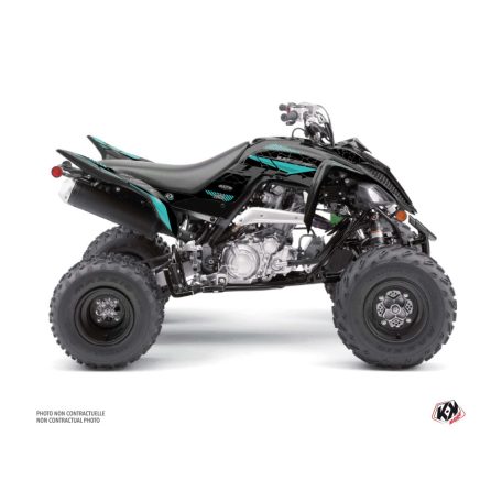 Karosszéria védő dekor matrica készlet Quad YAMAHA Kaiman Fekete/Turquoise Széria