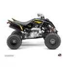 Karosszéria védő dekor matrica készlet Quad YAMAHA Kaiman Fekete/Sárga Széria