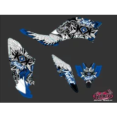   Karosszéria védő dekor matrica készlet Quad YAMAHA Demon Kék Széria