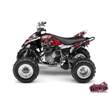Karosszéria védő dekor matrica készlet Quad YAMAHA Demon Piros Széria