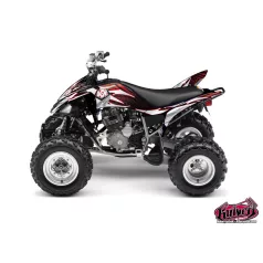   Karosszéria védő dekor matrica készlet Quad YAMAHA Graff Piros Széria