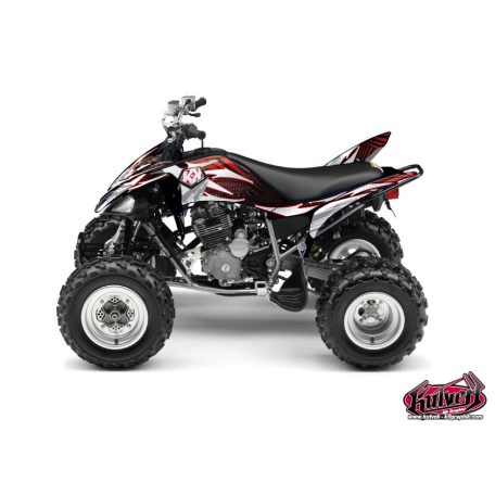 Karosszéria védő dekor matrica készlet Quad YAMAHA Graff Piros Széria
