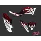 Karosszéria védő dekor matrica készlet Quad YAMAHA Graff Piros Széria