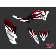   Karosszéria védő dekor matrica készlet Quad YAMAHA Graff Piros Széria