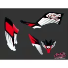Karosszéria védő dekor matrica készlet Quad YAMAHA Factory Piros Széria