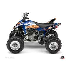   Karosszéria védő dekor matrica készlet Quad YAMAHA Eraser Kék/Narancs Széria