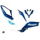 Karosszéria védő dekor matrica készlet Quad YAMAHA Stage Kék Széria