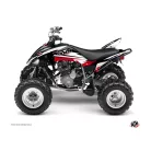 Karosszéria védő dekor matrica készlet Quad YAMAHA Stage Fekete/Piros Széria