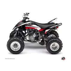  Karosszéria védő dekor matrica készlet Quad YAMAHA Stage Fekete/Piros Széria