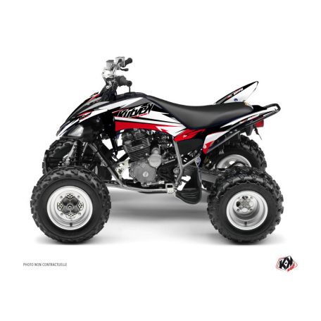 Karosszéria védő dekor matrica készlet Quad YAMAHA Stage Fekete/Piros Széria