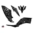 Karosszéria védő dekor matrica készlet Quad YAMAHA Zombies dark Fekete Széria