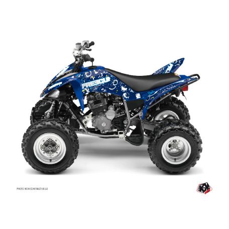 Karosszéria védő dekor matrica készlet Quad YAMAHA Freegun eyed Kék Széria