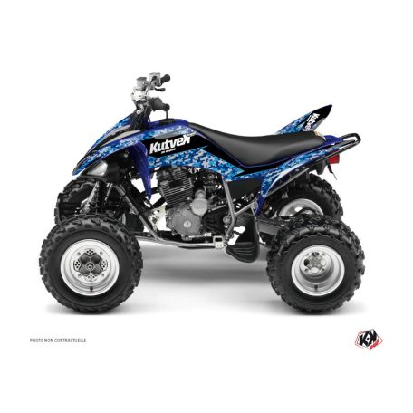 Karosszéria védő dekor matrica készlet Quad YAMAHA Predator Kék Széria